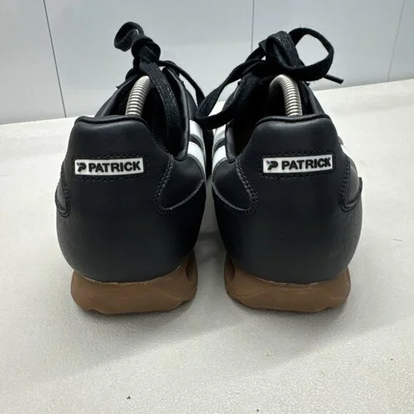 Patrick Liverpool Mens Trainers Casual Shoes Black Size 12 - Picture 4 of 6